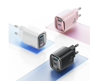 USAMS 30W GaN USB-C/USB-A Fast Charging XC czarna - 1471727 - zdjęcie 4